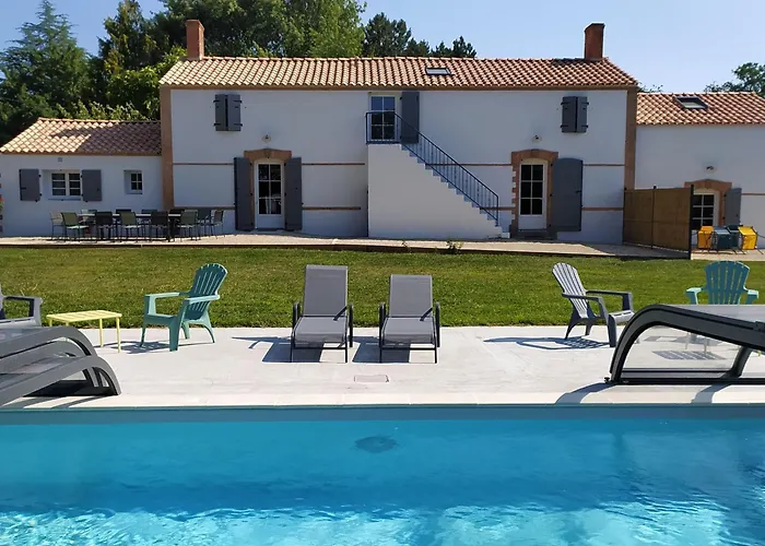 Casa de Férias Location Avec Piscine Chauffee En Vendee - Fr-1-426-595